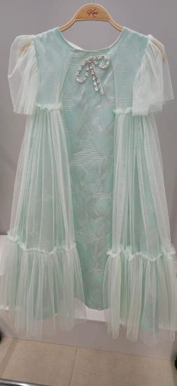 صورة فستان تيفاني بنهايات التل الجميلة